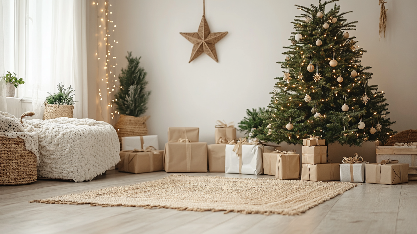 minimalist christmas decor