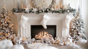 christmas fireplace decor